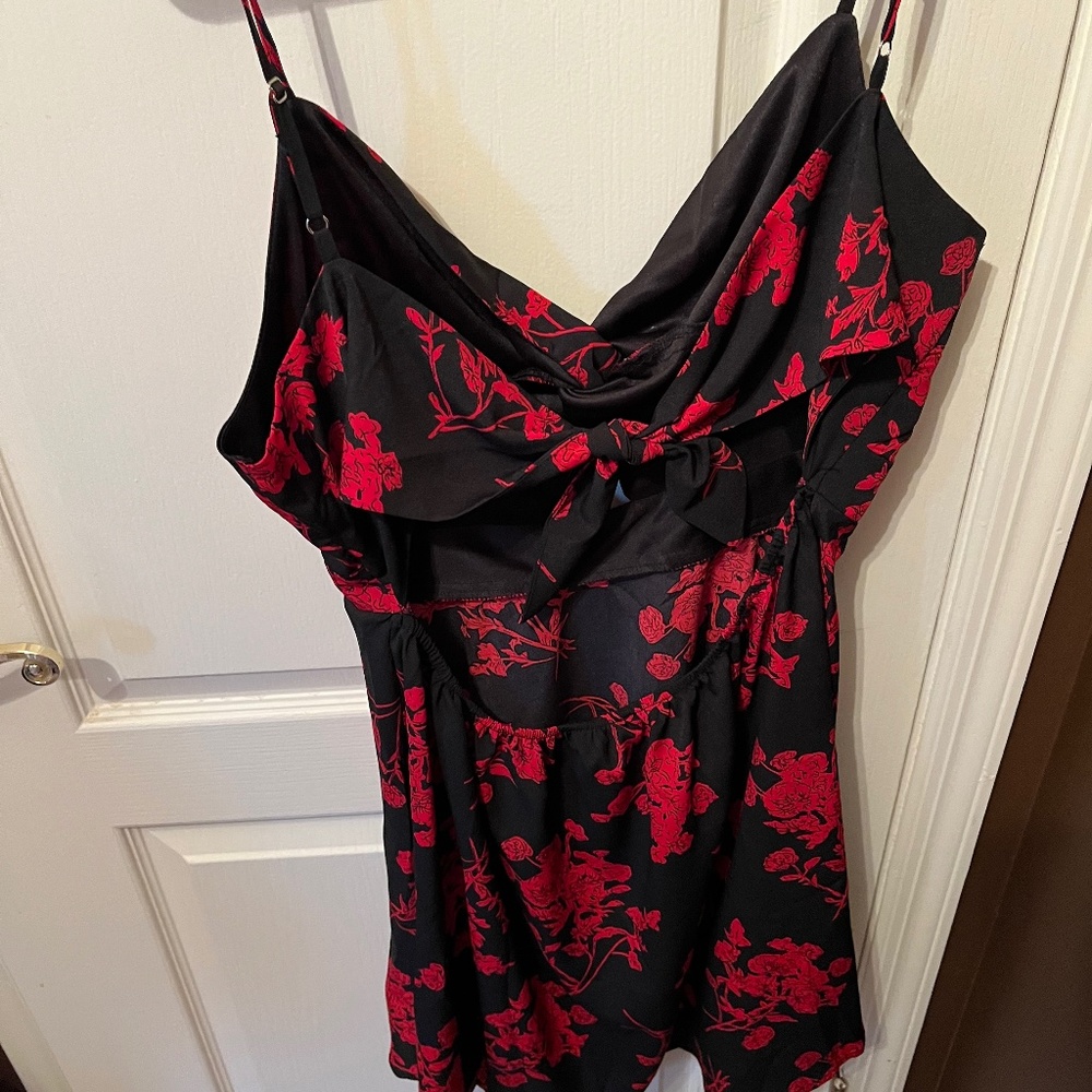 Red/Black Dress